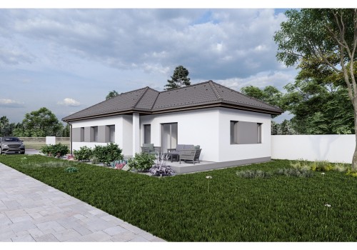 Eladó 93m2-es tégla ikerház Écsen #3