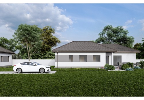 Eladó 93m2-es tégla ikerház Écsen #4